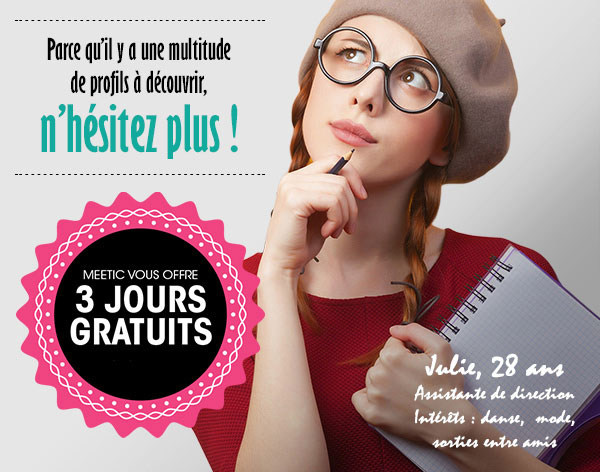 meetic 3 jours gratuits